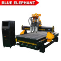 AZUL ELEFANTE Ce certificado wei hong controle cnc router 1325 atc marcenaria